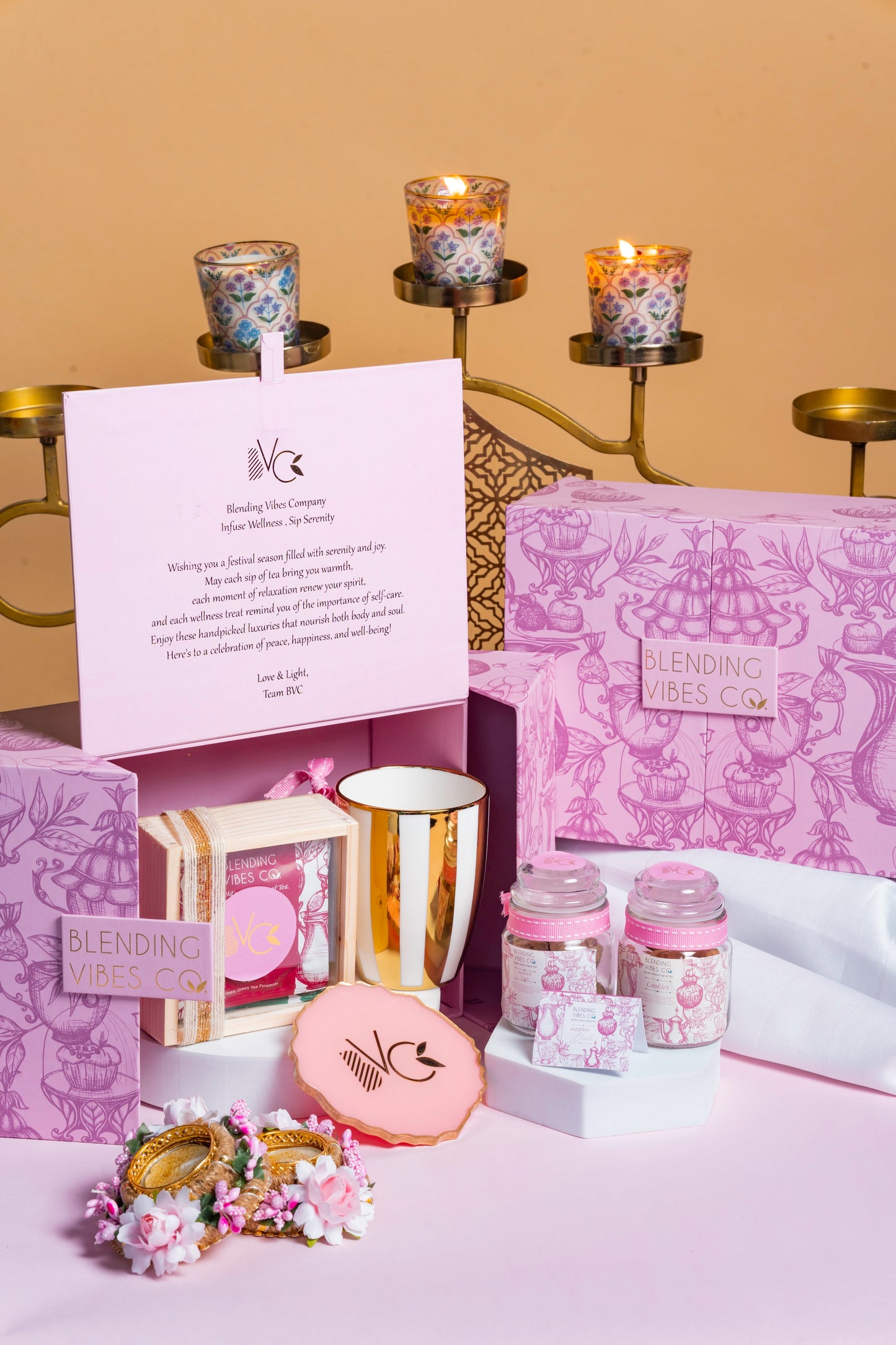 Premium Pink Open Door Hamper
