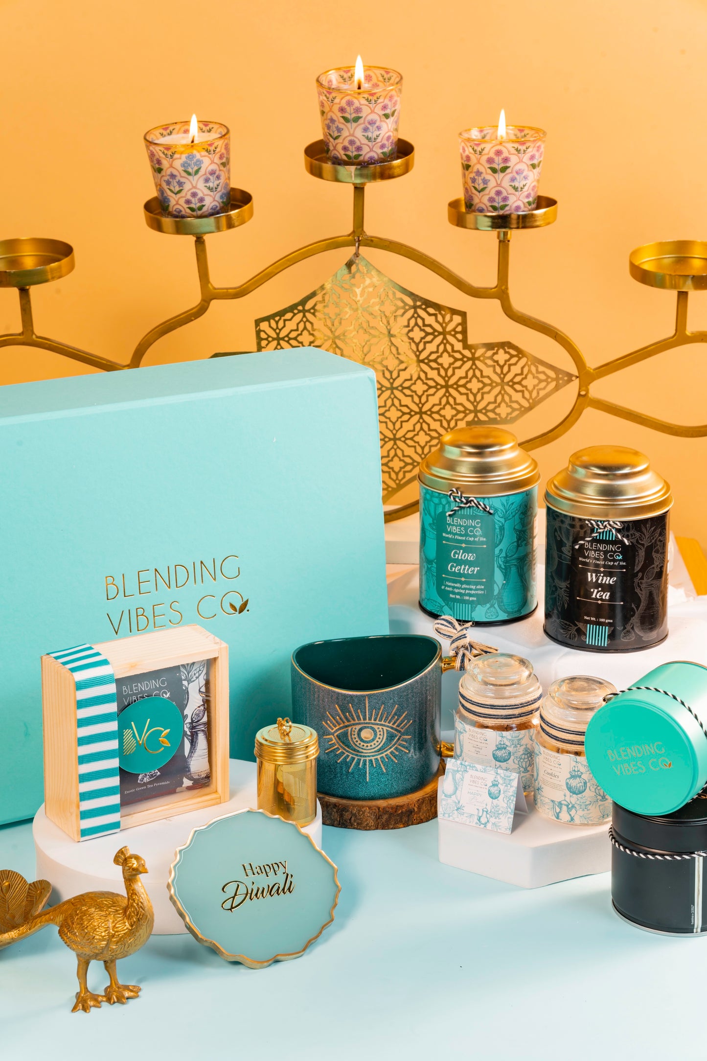 Turquoise Mega Diwali Hamper